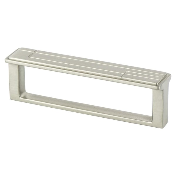 Berenson 96 mm CC Oak Park Pull with Brushed Nickel 9214-1BPN-P - main